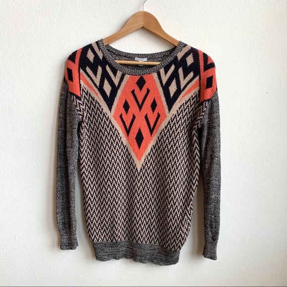 Urban Outfitters Sweaters - 😍 4/$20 UO Ecote Geo Intarsia Pullover Sweater